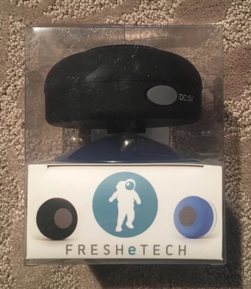 FRESHeTECH Splash Tunes Waterproof Bluetooth Shower Wireless Portable Speaker