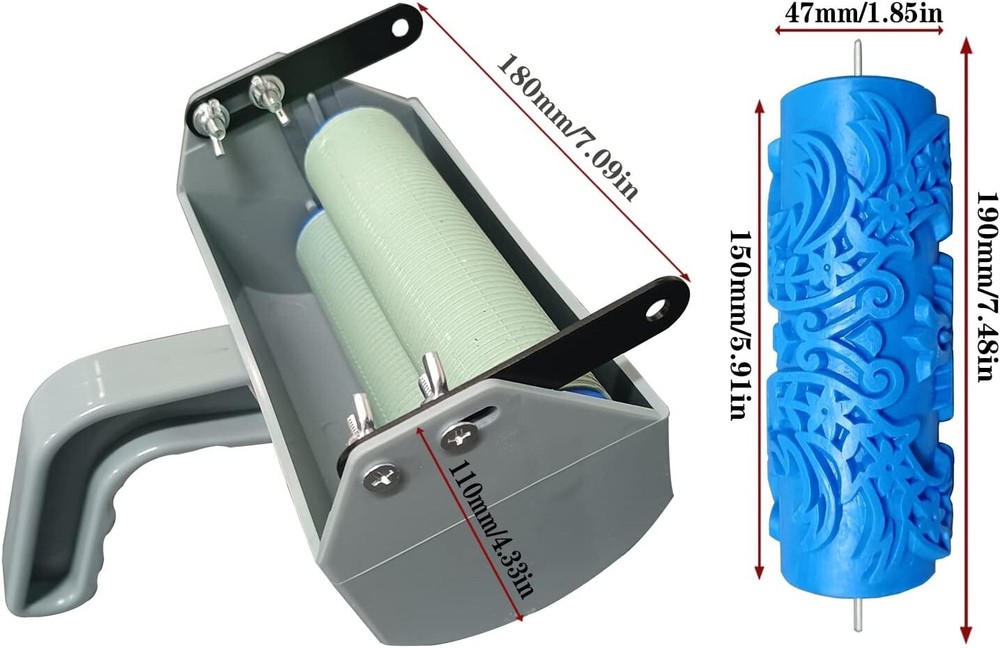 Paint Roller Kit, 5 Inch Paint Rollers Set,Small Paint Roller,Paint Roller Cover