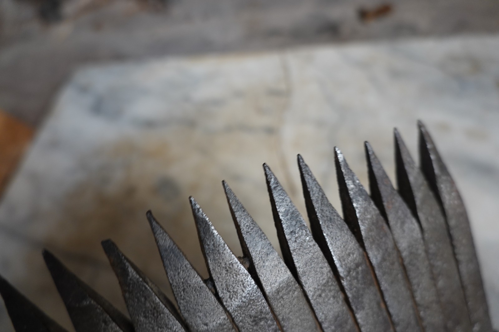 Antique STONE MASON CRANDALL TOOTHED SANDSTONE AXE HAMMER 7lb 10oz ROCK QUARRY