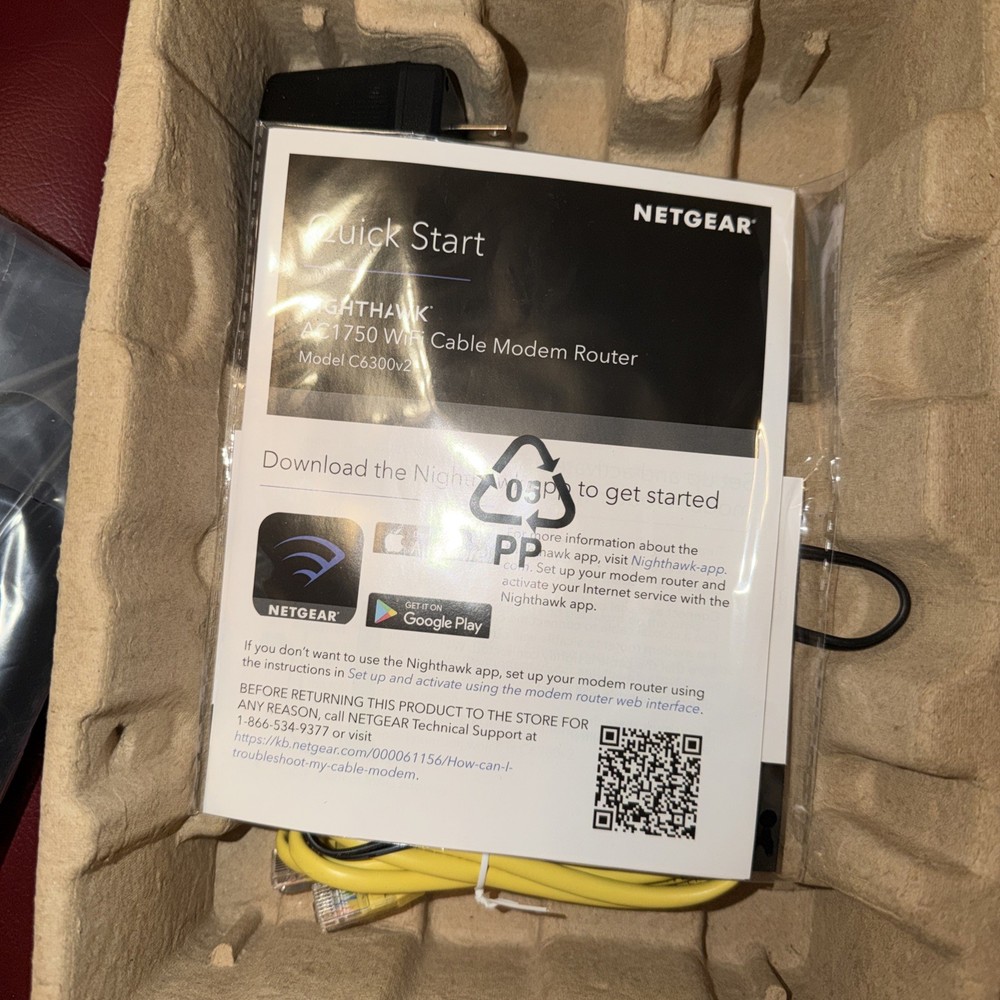 NETGEAR AC1750 WiFi Cable Modem Router