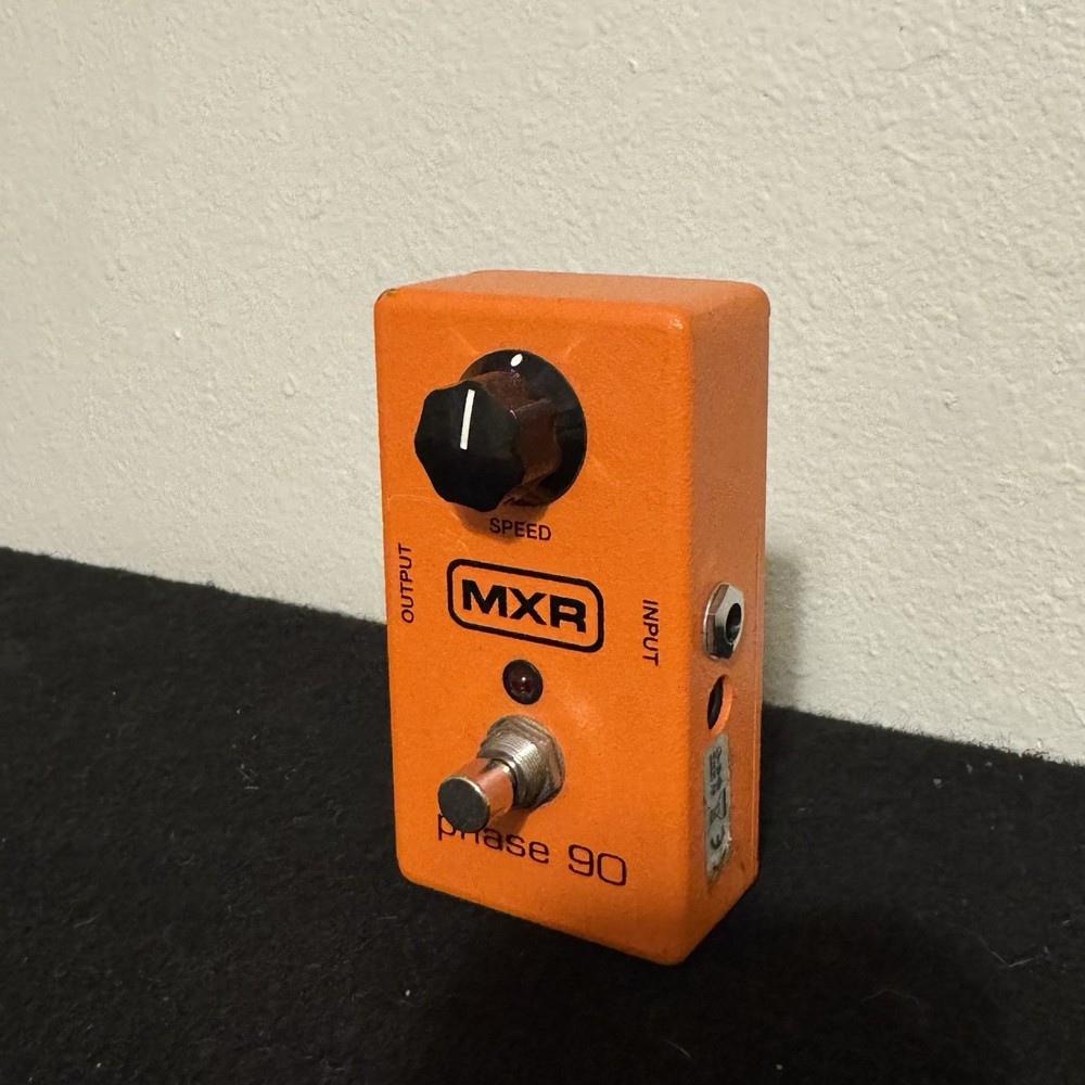 MXR M101 Phase 90 Phase Shifter Effects Pedal Orange With R28 “Script” Mod