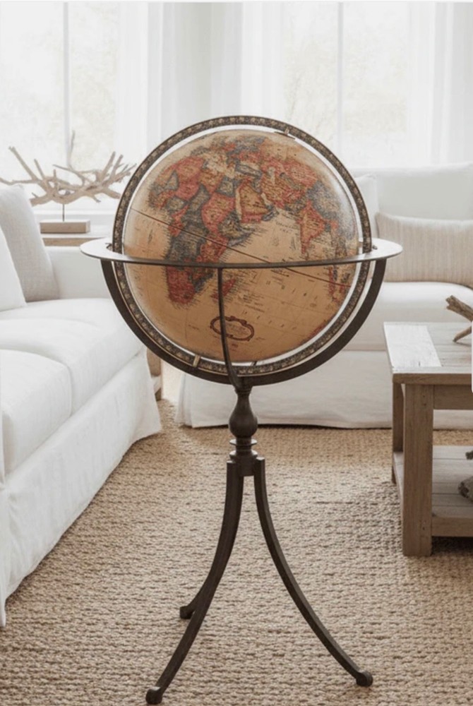 Marin Replogle 16 world classic series globe vintage