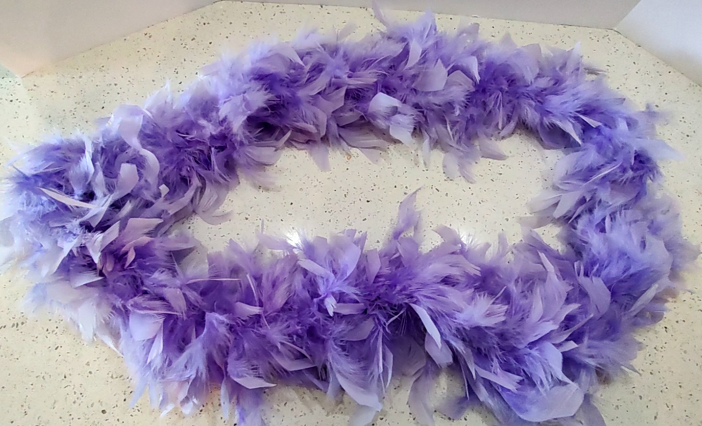 Lot of 4- 6 ft Feather Boas, Feather Bracelet and 14" Ostrich Feather