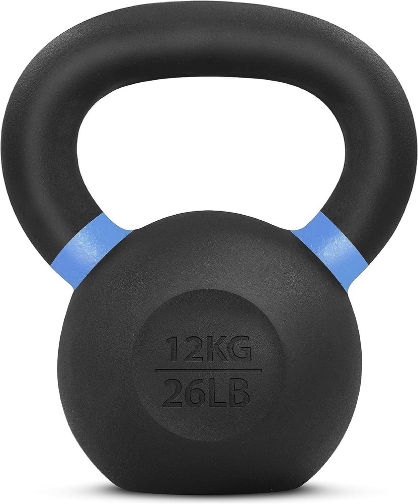 26lb Powder Coated Kettlebell for Strength Training=
