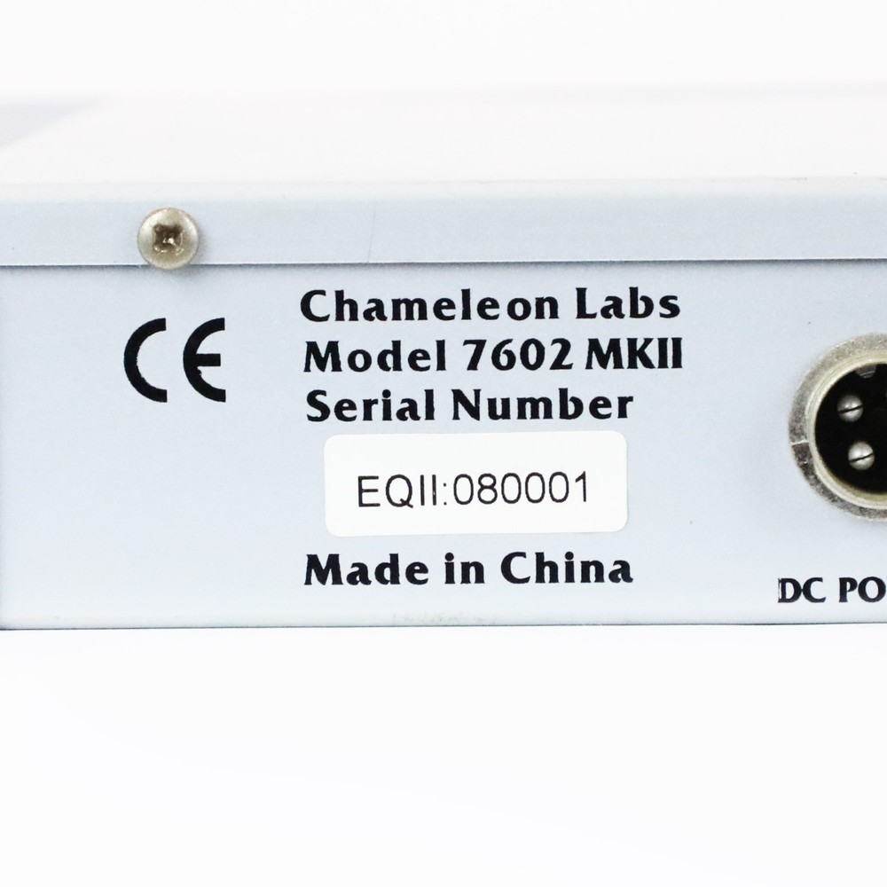 Chameleon Labs 7602 MKII Microphone Preamp Mic Pre Equalizer EQ Studio Rack Unit