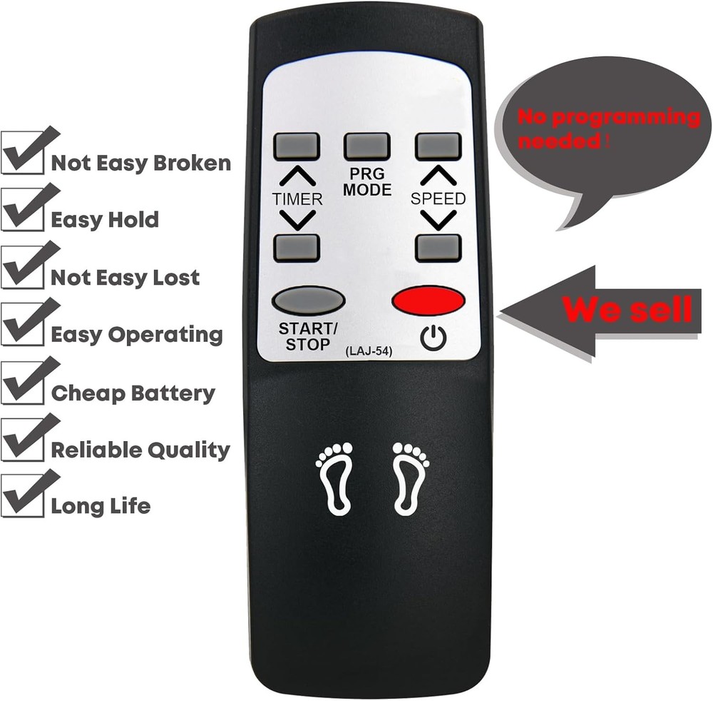 Replacement Remote Control for LifePro Life Pro Waver Vibration Plate Exercise M