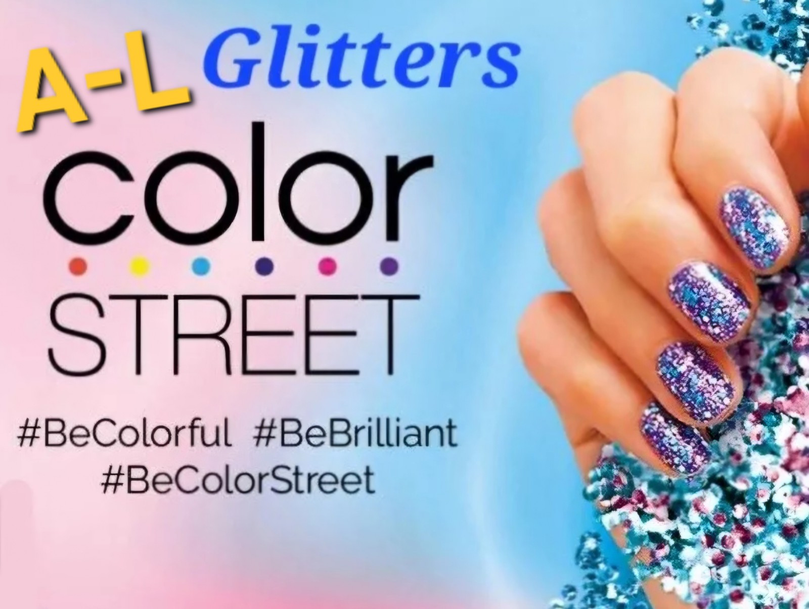 Color Street Nail Strips ~ A-L ~ GLITTER, GLITTERS, SHIMMERS ~ various styles