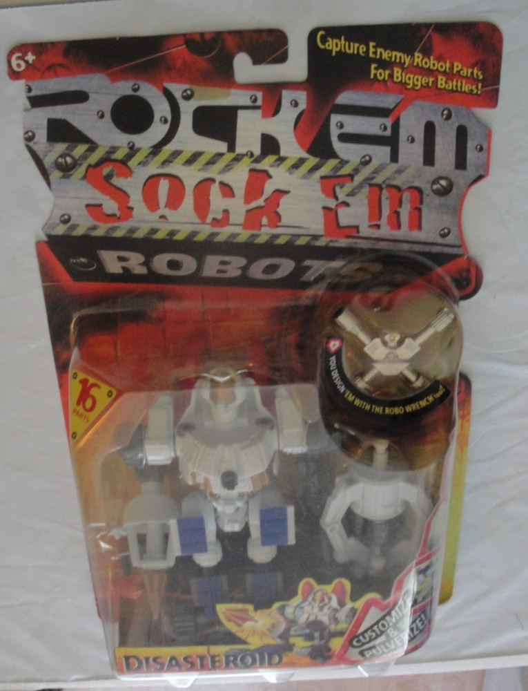 NIB! ROCK 'EM SOCK 'EM DISASTEROID Mattel 2001