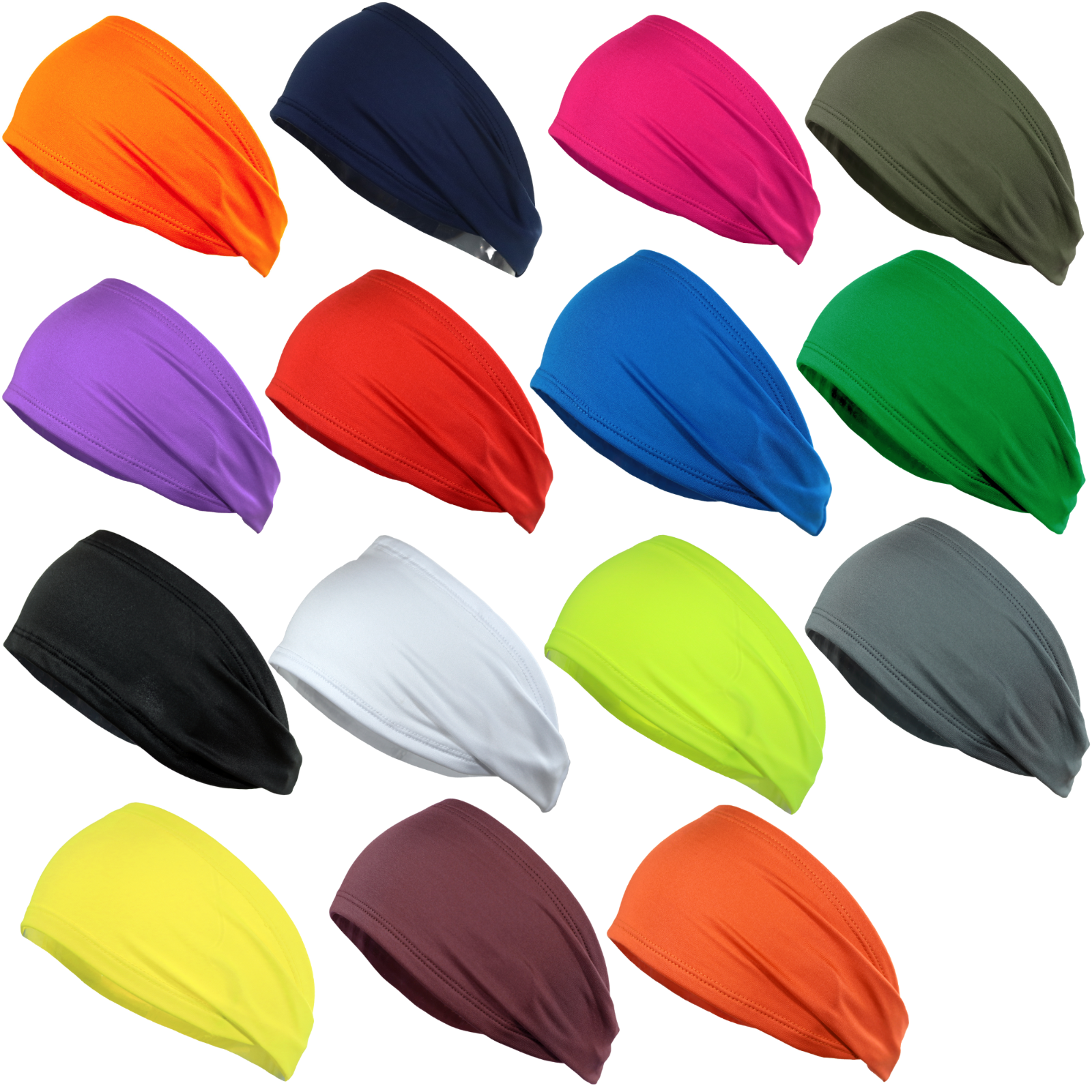 Sport Headband Men Women Head Sweatband Sweat Hair Band Gym Stretch Hair Wrap