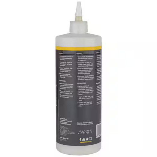 Premium Synthetic Wax Cable Pulling Lube 1-Quart