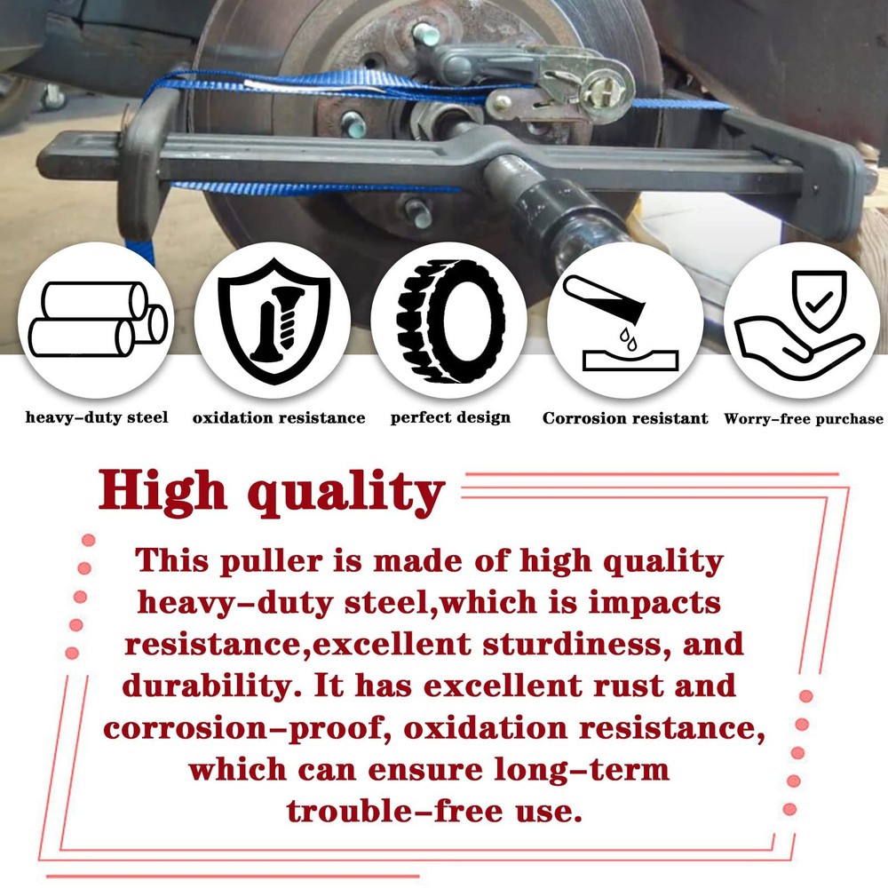 Brake Drum and Rotor Puller Removers Brake Drum Hub Puller for Removing Wheels