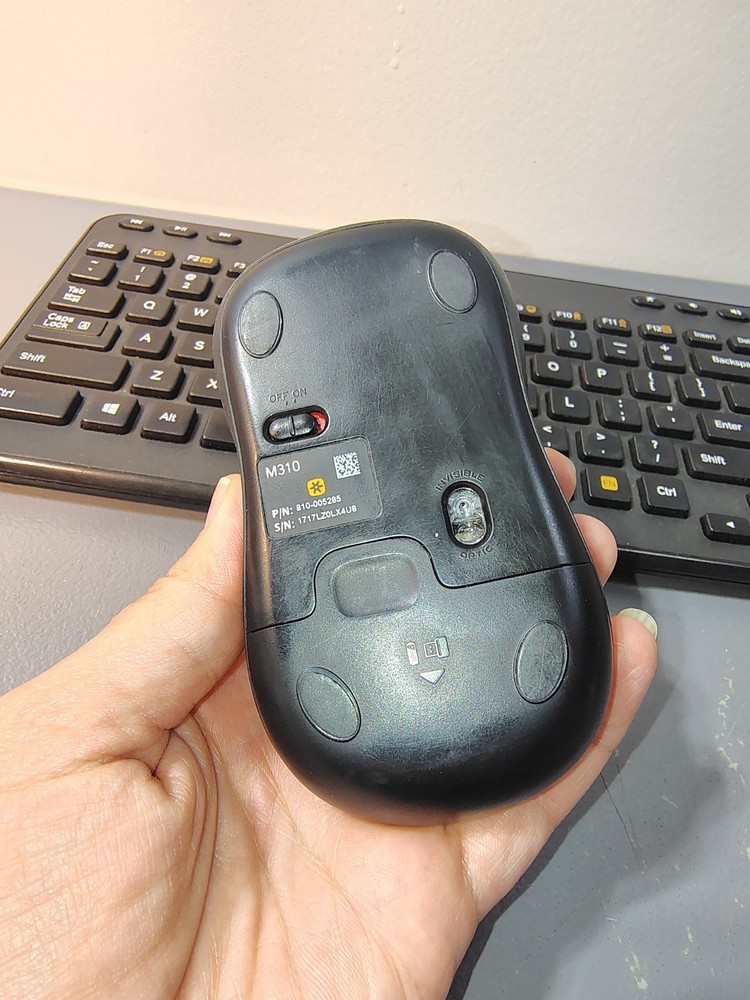 Logitech K360 Wireless Keyboard & Silver Mouse M310 Unifying Logo