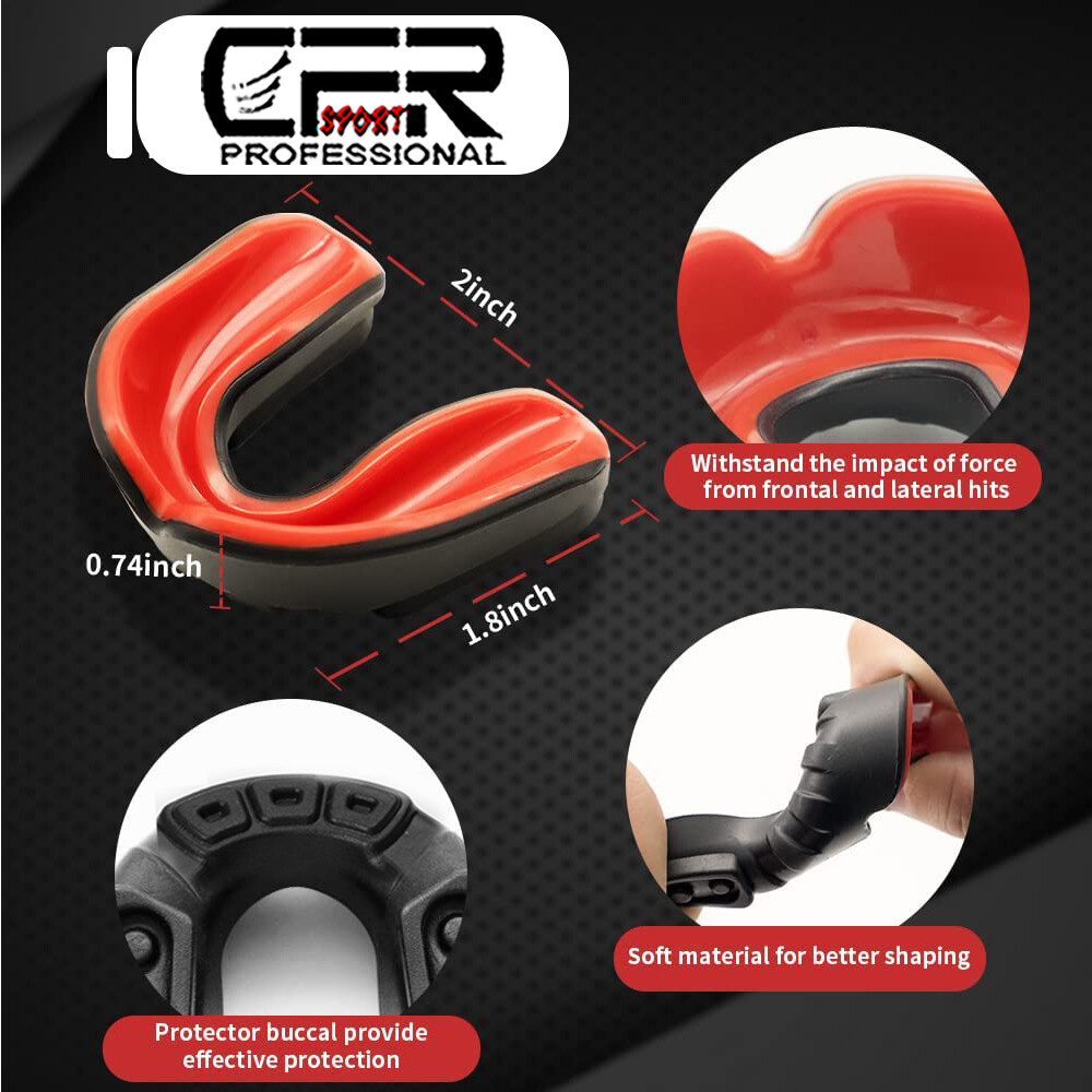 Mouth Guard Teeth Gum Shield Boxing MMA Grinding Sports Rugby Gel MouthPiece DSM
