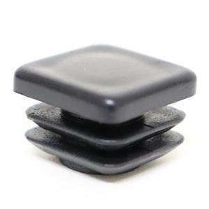 3/4" Inch | Square Plastic End Cap Tubing Hole Post Plug | Multiple Quantities