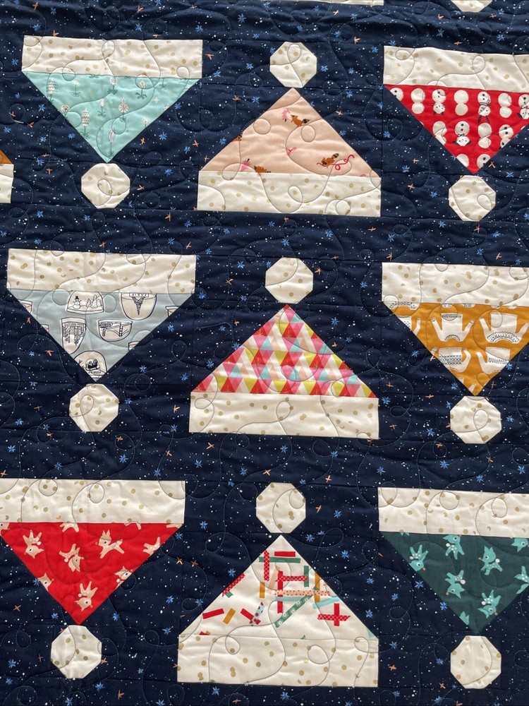 christmas quilt handmade Throw Size