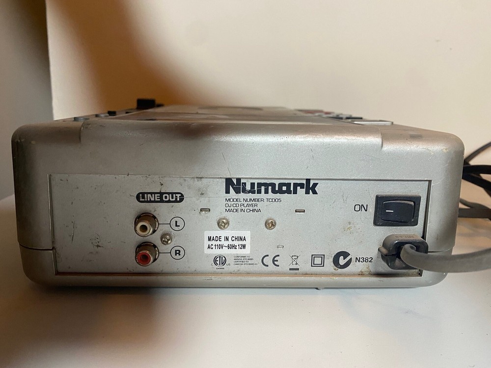 Numark TCD05 DJ CD Deck Only UNTESTED