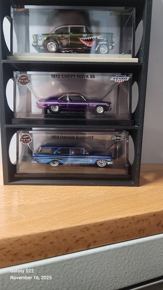 Hot Wheels RLC or M2 Case display Rack