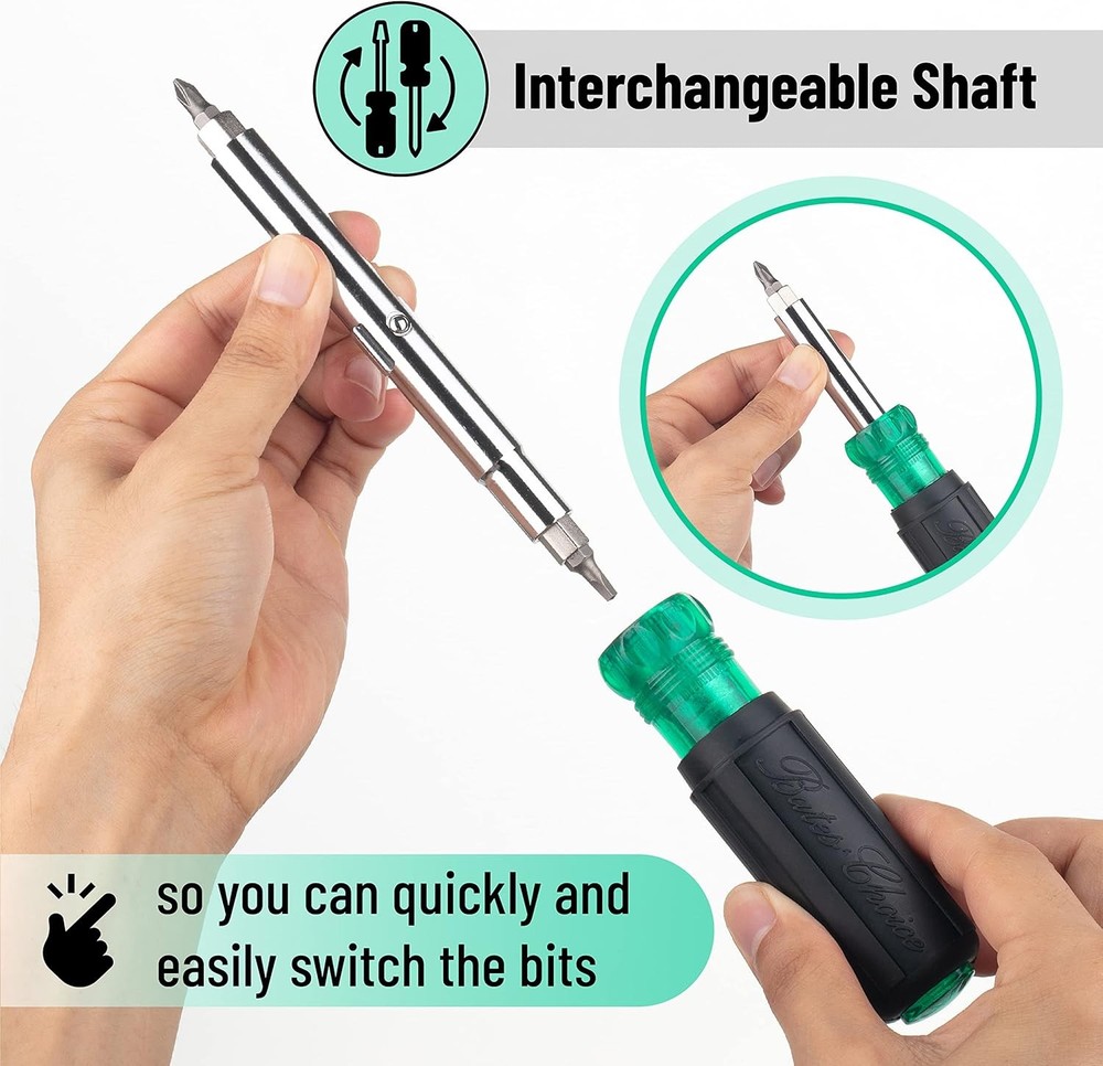 11 in 1 Multi Bit Screwdriver Nut Driver Multitool