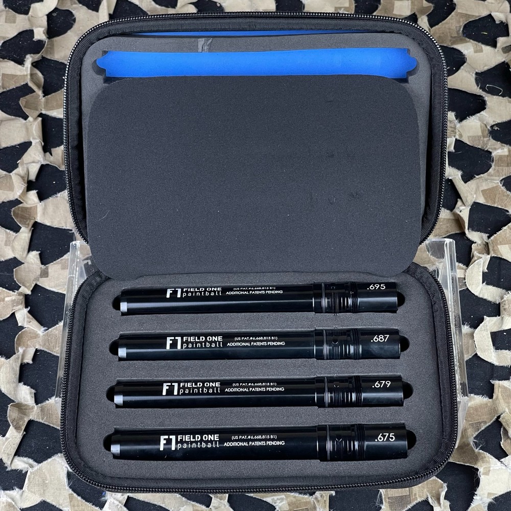 Field One Acculock Barrel Complete Insert Kit - Autococker Threaded - Blackout