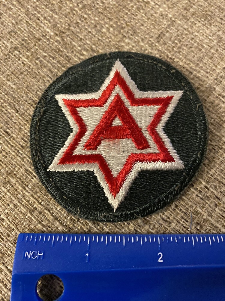 US Army 6th Army A Patch INV7634