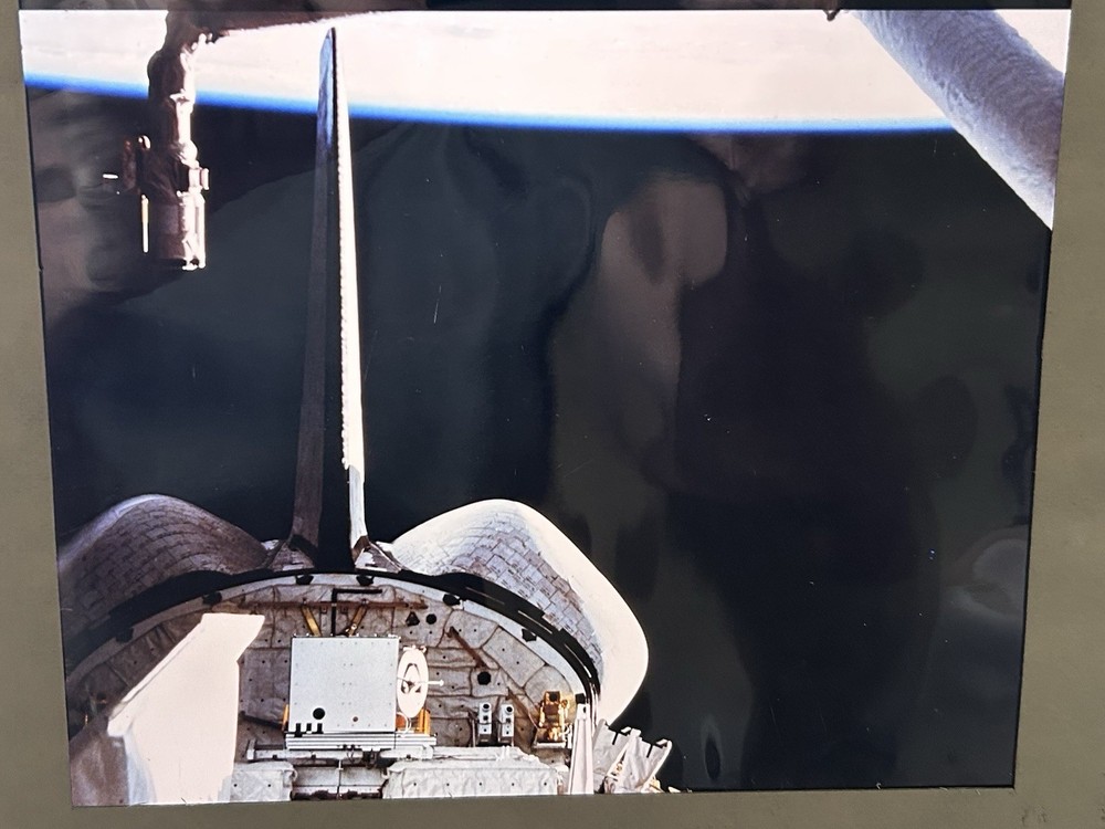1981 NASA Rockwell Shuttle Columbia Stabilizer Presentation Transparency-2153