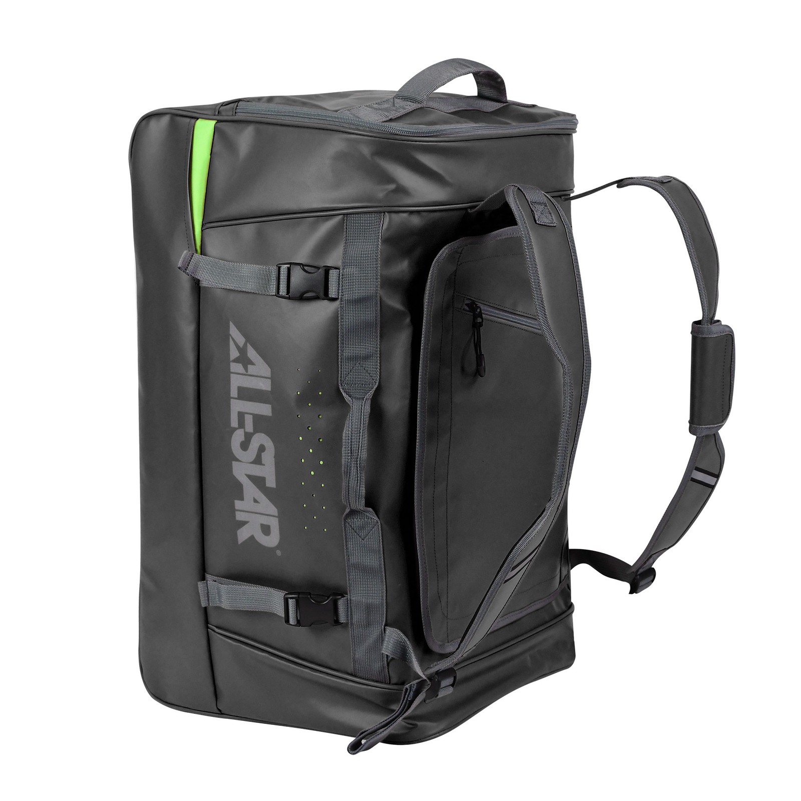 All-Star S7 Elite Baseball/Softball Player Duffle Bag - Black