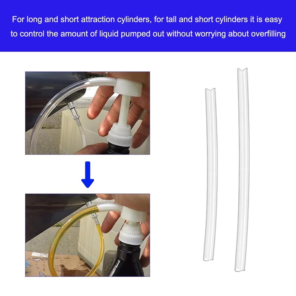 NYTKL Fluid Pump for Quart Bottles, 4cc Per Stroke Hand Pumps White