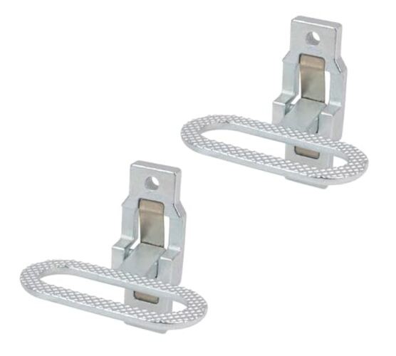Galvanized Steel Trailer Folding Step | Fold Down Utility 2 - Pack Zinc Coated