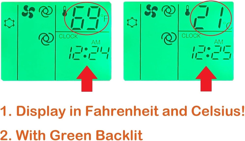 Replacement Remote Control for Mitsubishi Electric Mr Slim Same with remote