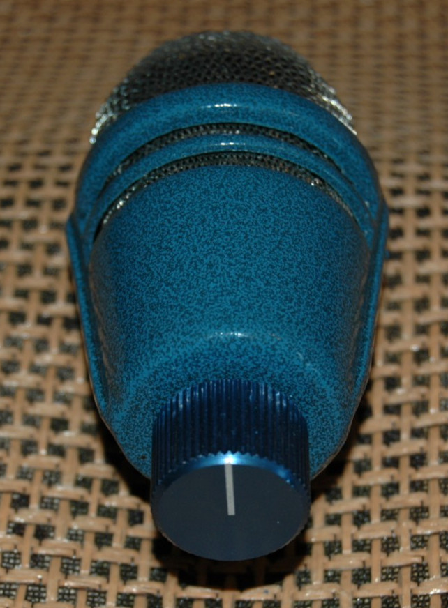 Custom Darome 431 Harp Harmonica mic with Hi-Z Dynamic Element 1/4" jack, Blue!