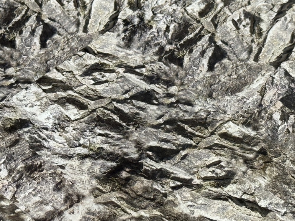 O Scale Rock Model Train Scenery Sheets - Five Seamless 6"x6" Stickers