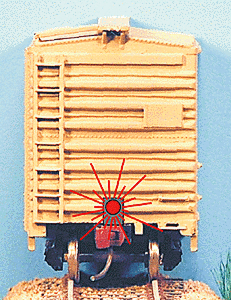 Circuitron 1302 EOT End of Train Flasher Red Light