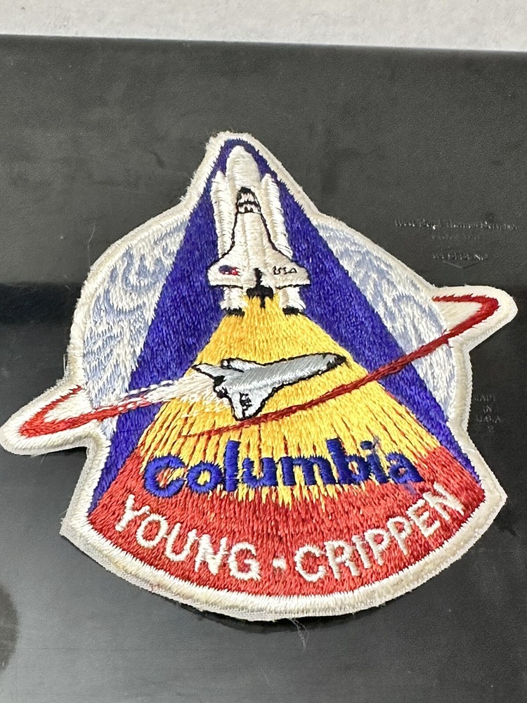1981 Space Shuttle NASA Columbia Young Crippen Sew on Patch Astronaut