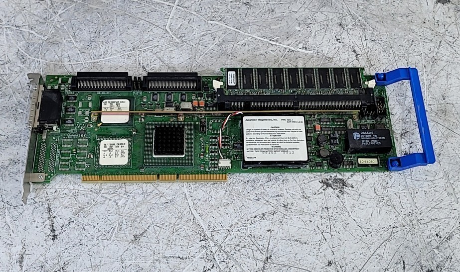 DELL 066JVW Raid Controller Card PCI w/Battery + Cache