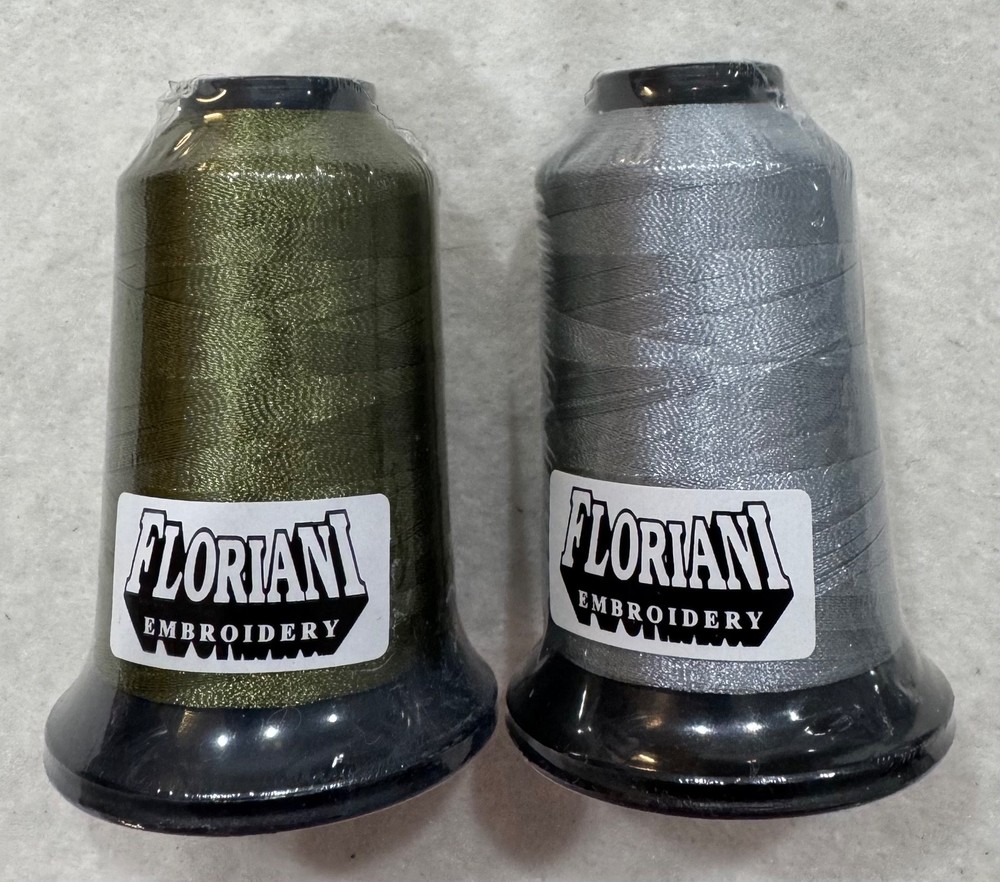 Floriani Embroidery Thread 7 New Spools of Poly Multiple Colors