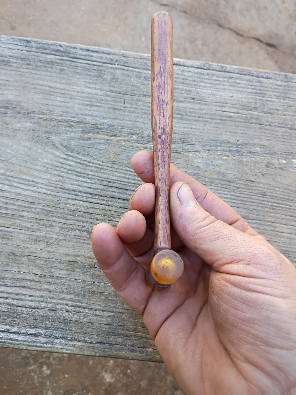 Vintage Stanley No. 592 Small Soft Face Hammer Mallet USA Wood Handle 8 inches