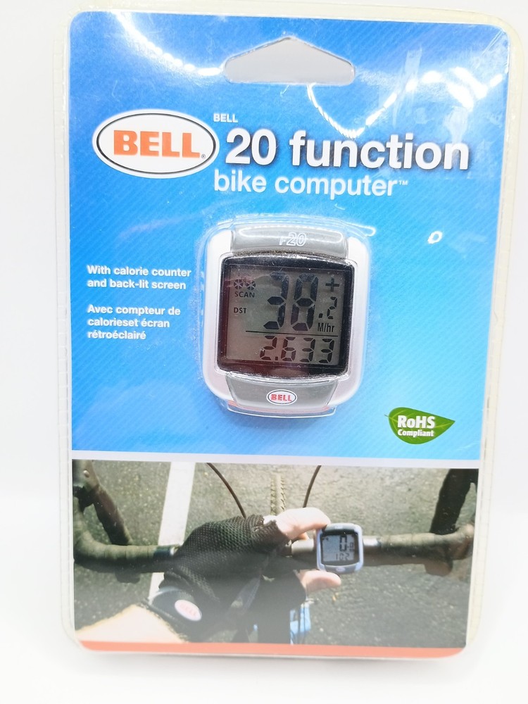 Bell Cyclocomputer with Calorie Counter Bell Cycling Computer 20 function