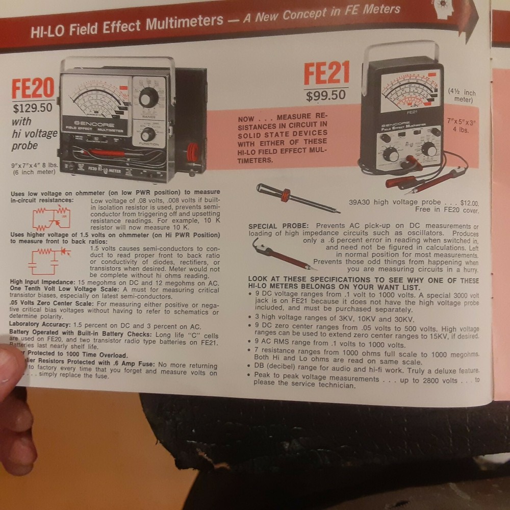 Electronics Literature lot Leader Seacore Audiotex Trigger