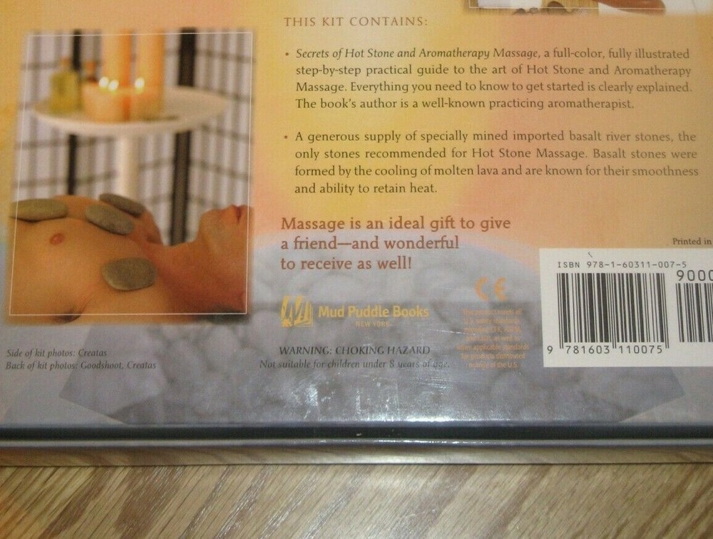 HOT STONE MASSAGE BOOK & KIT