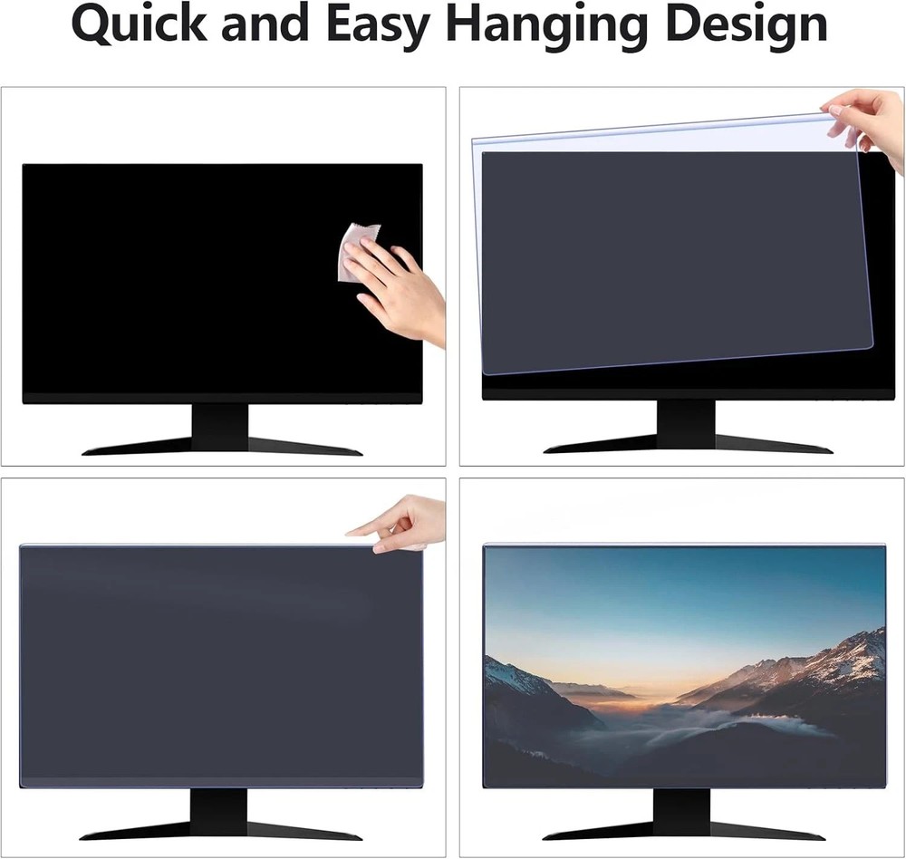 27" Anti Blue Light Screen Computer Protector Hanging Type
