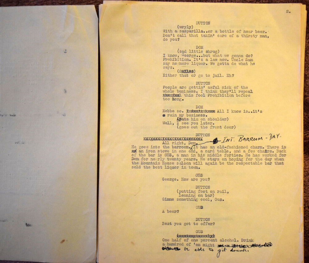 Michael Raffetto " DOM " Complete Original Radio Script