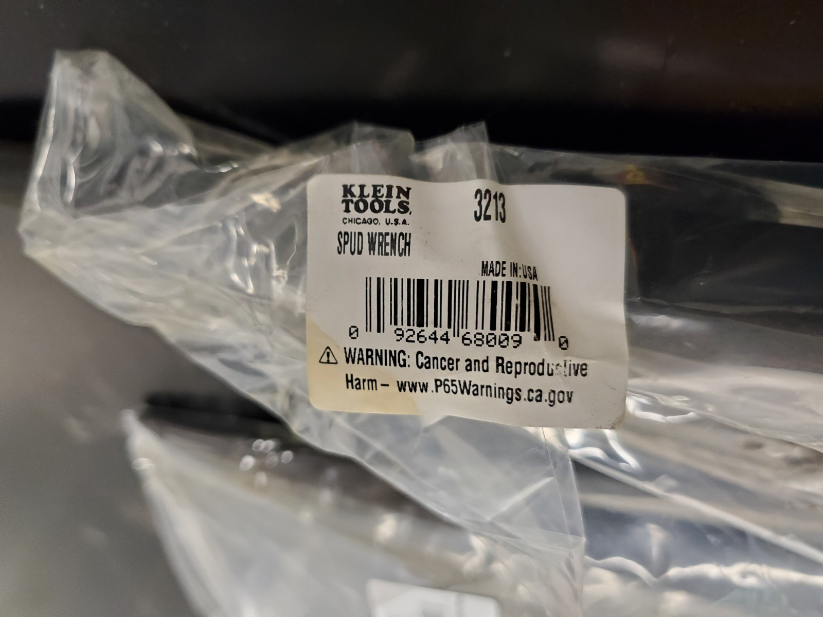 Klein Tools 1-1/4 & 1-7/16 in. Spud Wrench Set 3212-H & 3213-H NOS Made in USA