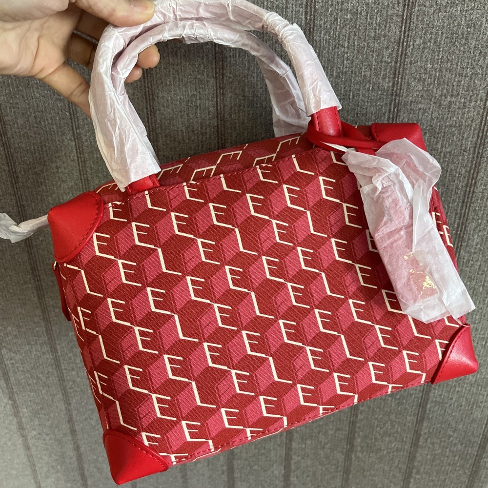 Estee Lauder Makeup Handbag Bag Red