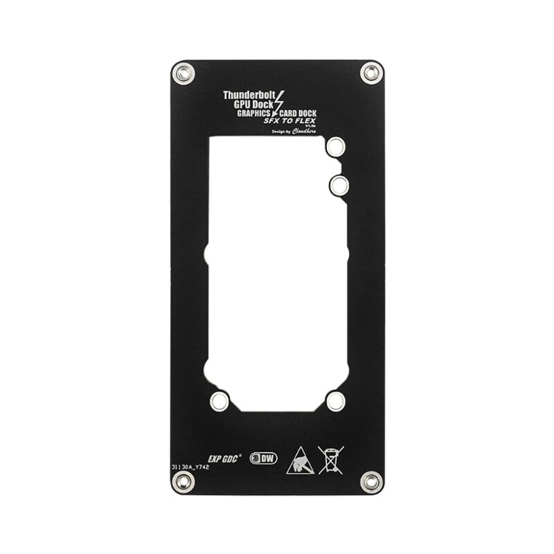 1U to SFX Bracket Conversion Frame Graphics Card Expansion Dock Adapter