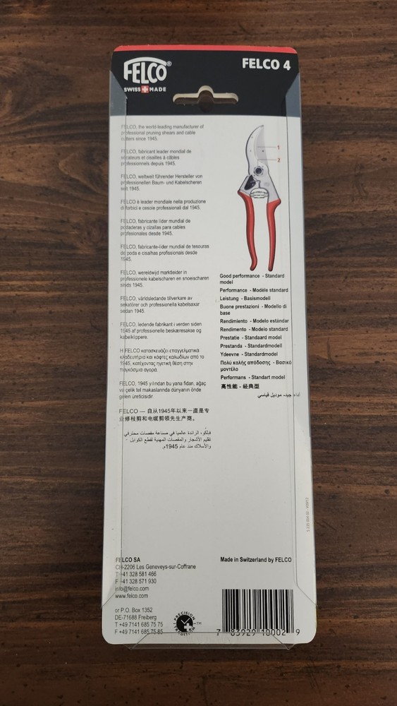 New Felco 4 Pruning Shears