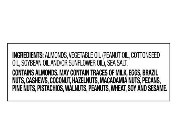 Great Value Lightly Salted Roasted Almonds, 1 oz, 8 Count