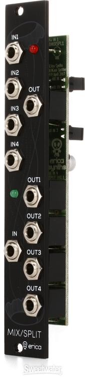 Erica Synths Black Mixer/Splitter v2 Buffered Input Mixer and Buffered Mult