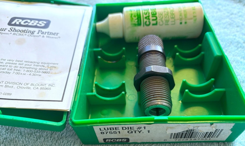 RCBS LUBE DIE #1 - 87551