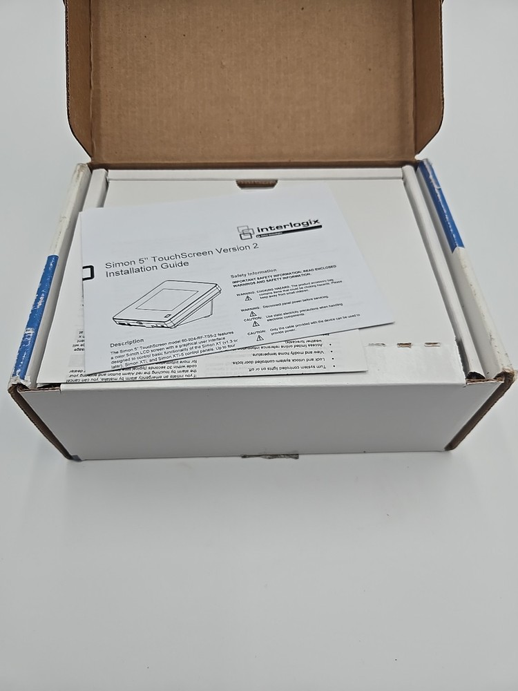 Interlogix 60-924-RF-TS5-2 Simon XT/XTi-5 Version 2 Wireless Talking Touchscreen