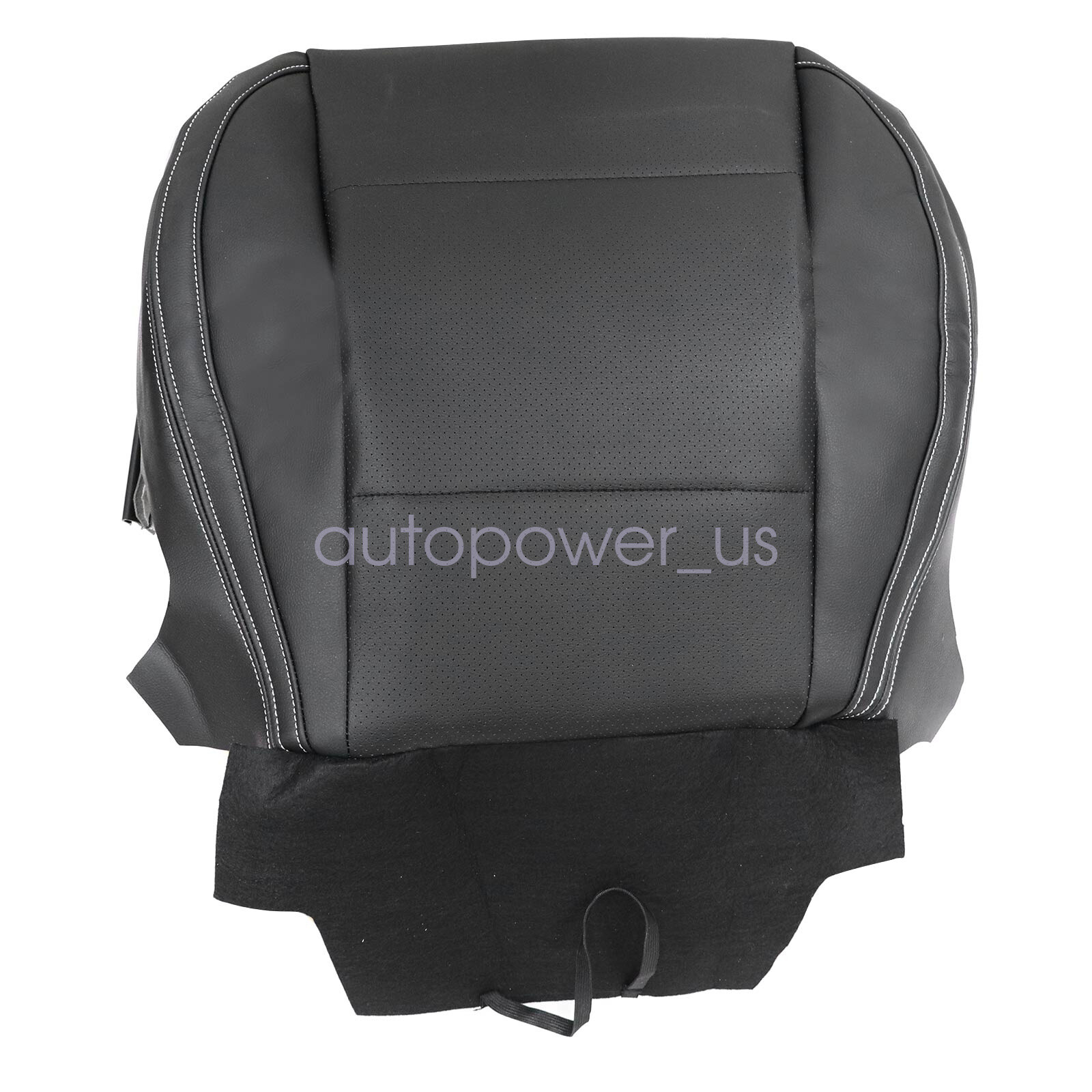 Perforated For 2015-2017 Subaru Outback Driver Leather Bottom Seat Cover Black